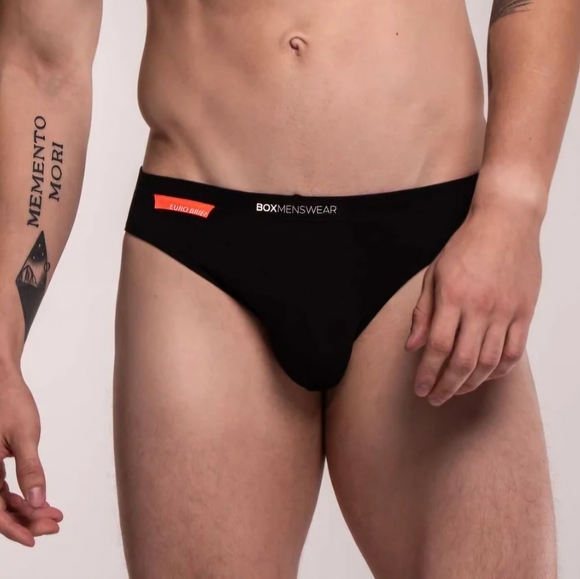 BOX Menswear Euro Briefs Vantablack - Picture 1 of 1